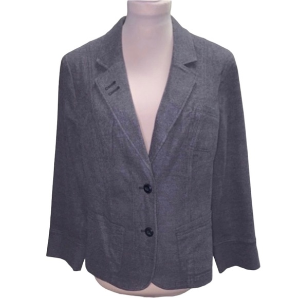 Anthropologie Jackets & Blazers - Anthropologie Cartonnier Microsuede Career Blazer size 10 Grey